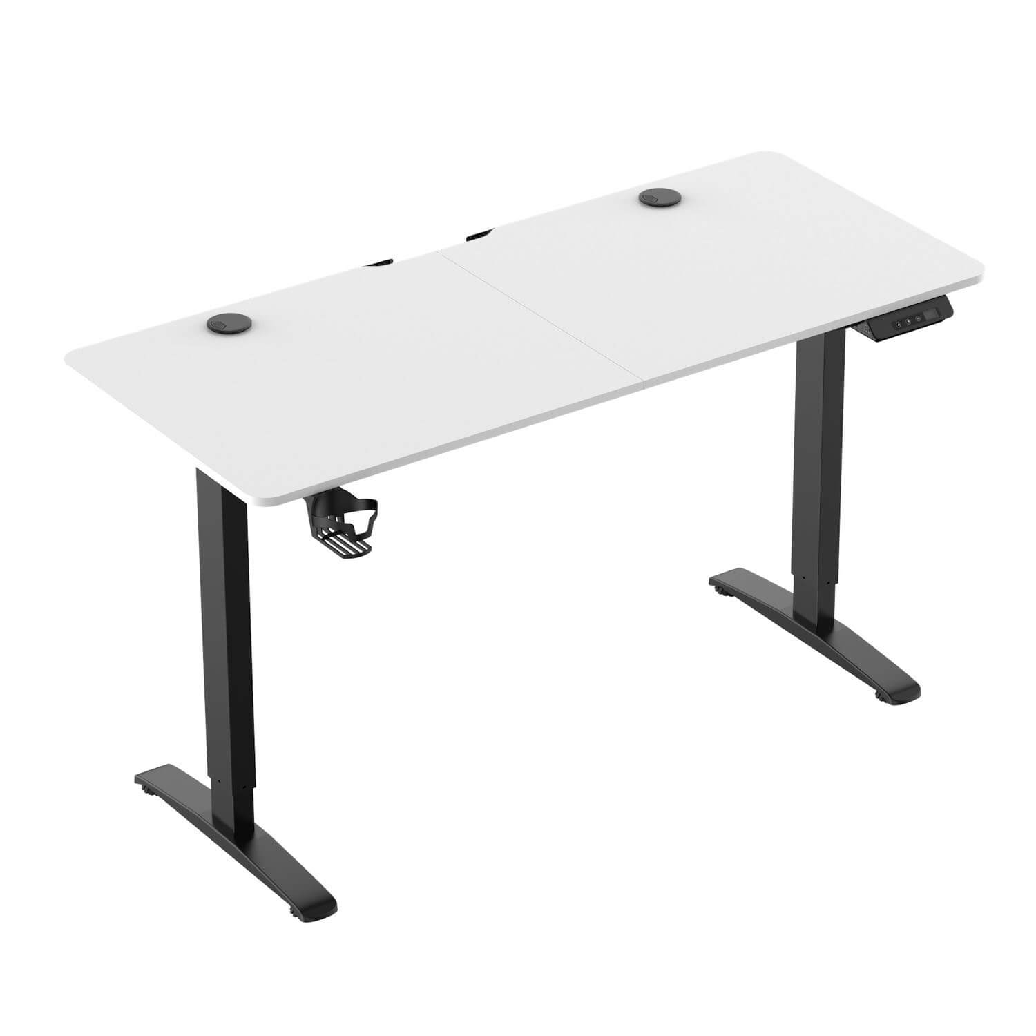 ez desk air black frame white destop 140cm 6 ez desk air black frame white destop 140cm 6